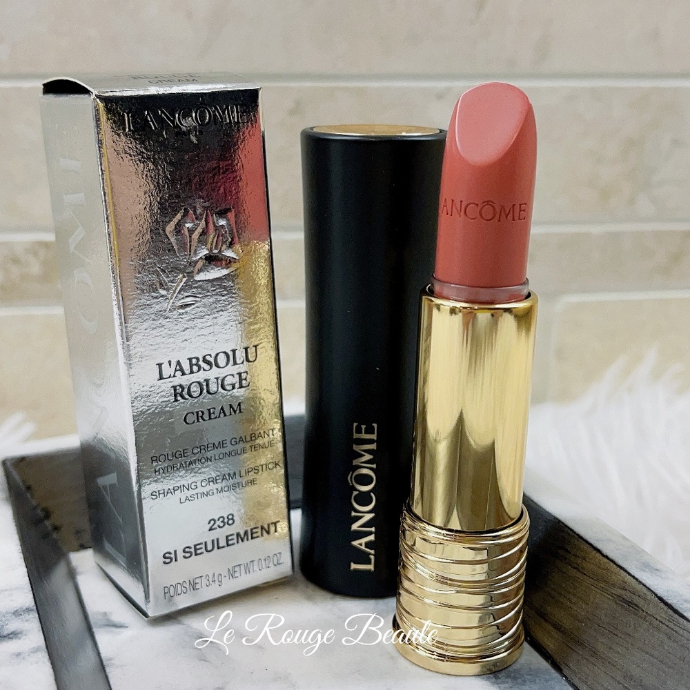 Lancome L'Absolu Rouge Lipstick - 238 Si Seulemen Cream 3.4g New In Box